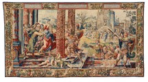 Story of Saint Paul: The Arrest of Paul tapestry, Pieter Coecke van Aelst (Netherlandish, Aelst 1502–1550 Brussels), Wool and silk, Netherlandish, Brussels